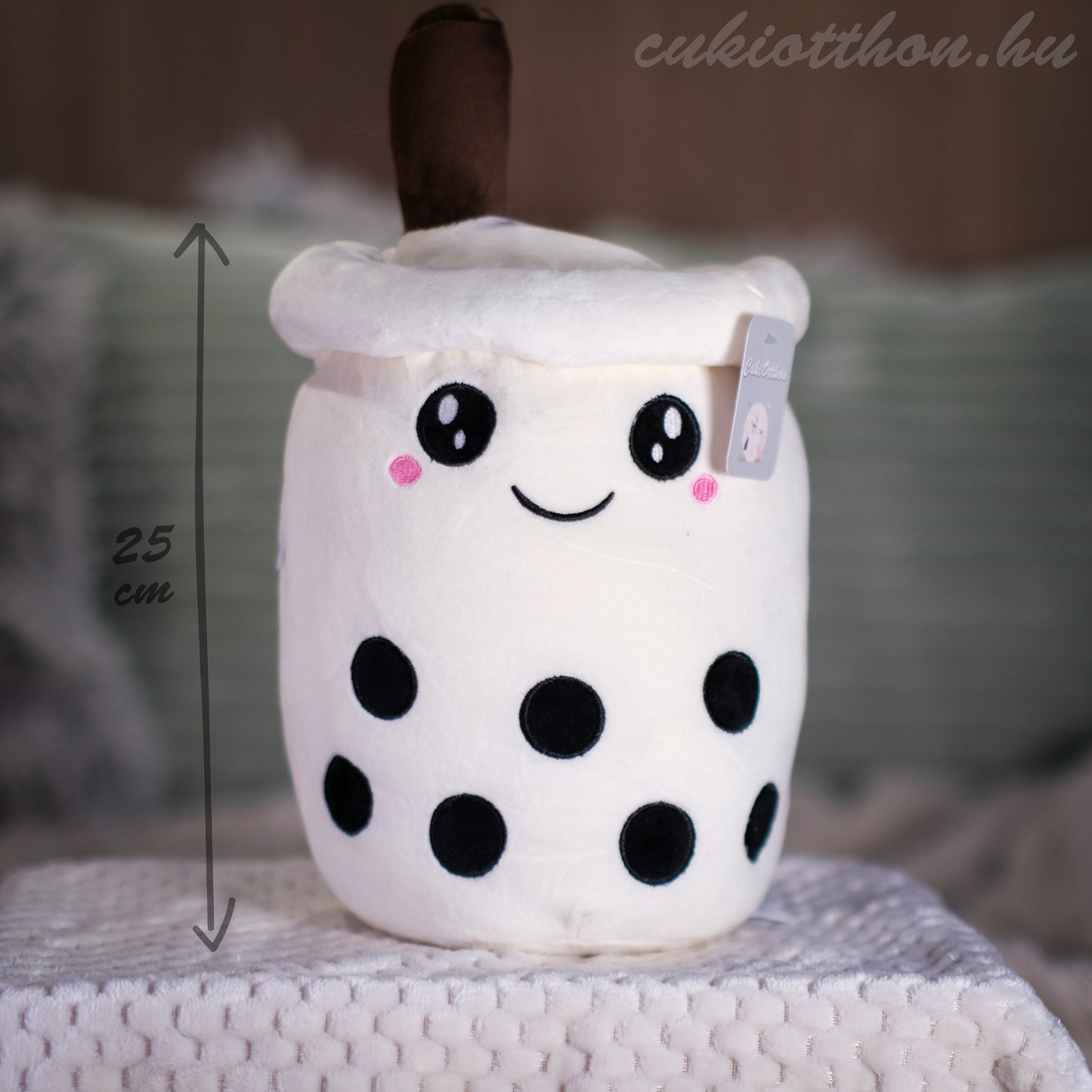 Bubi – Roztomilý plyšový bubble tea - 25 cm