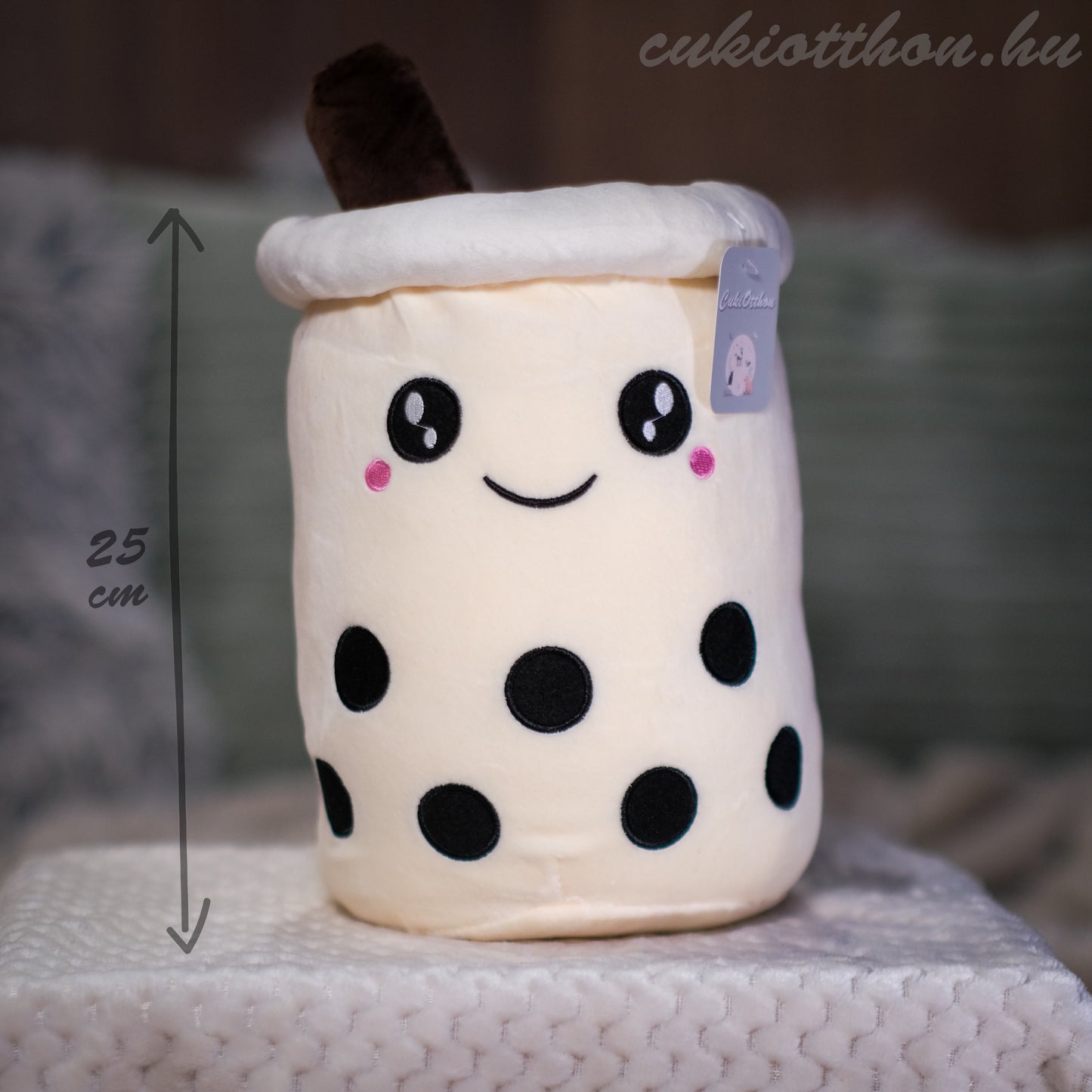 Bubi – Roztomilý plyšový bubble tea - 25 cm