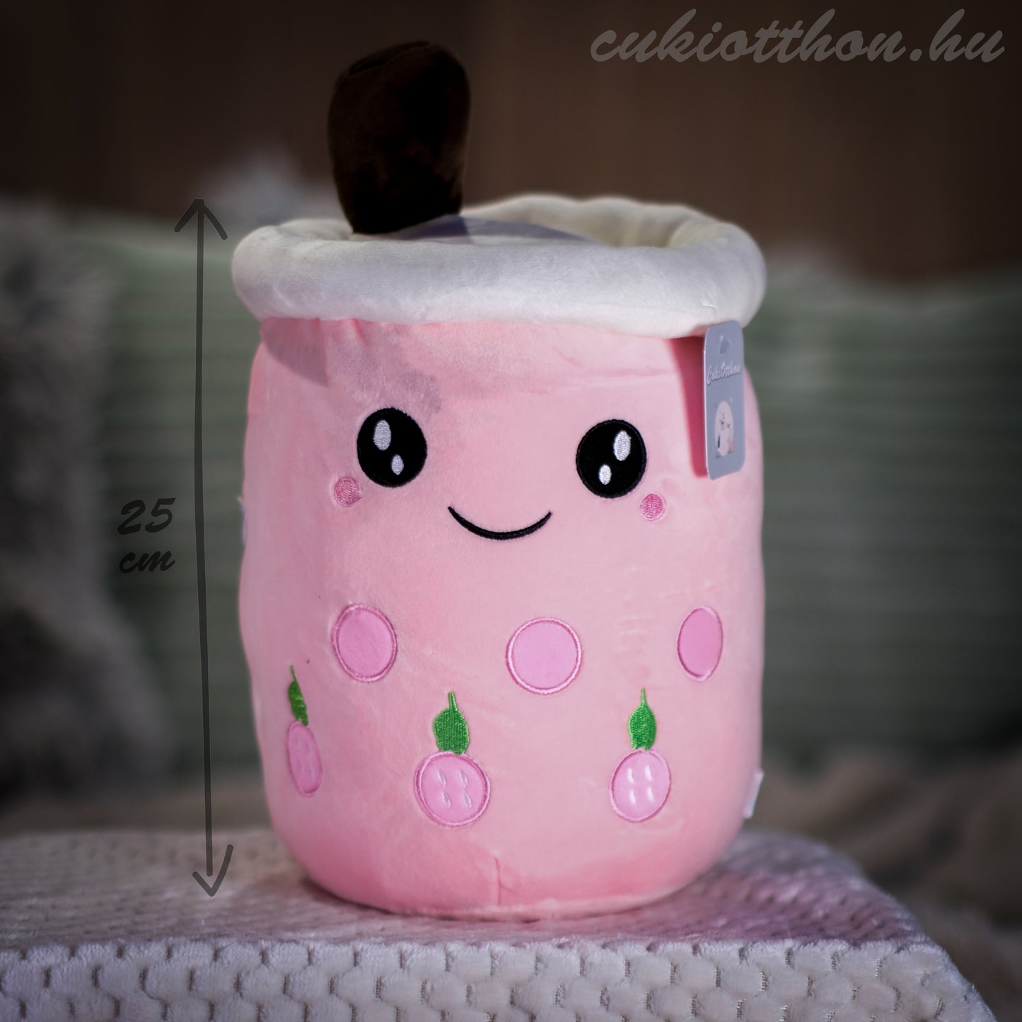 Bubi – Roztomilý plyšový bubble tea - 25 cm