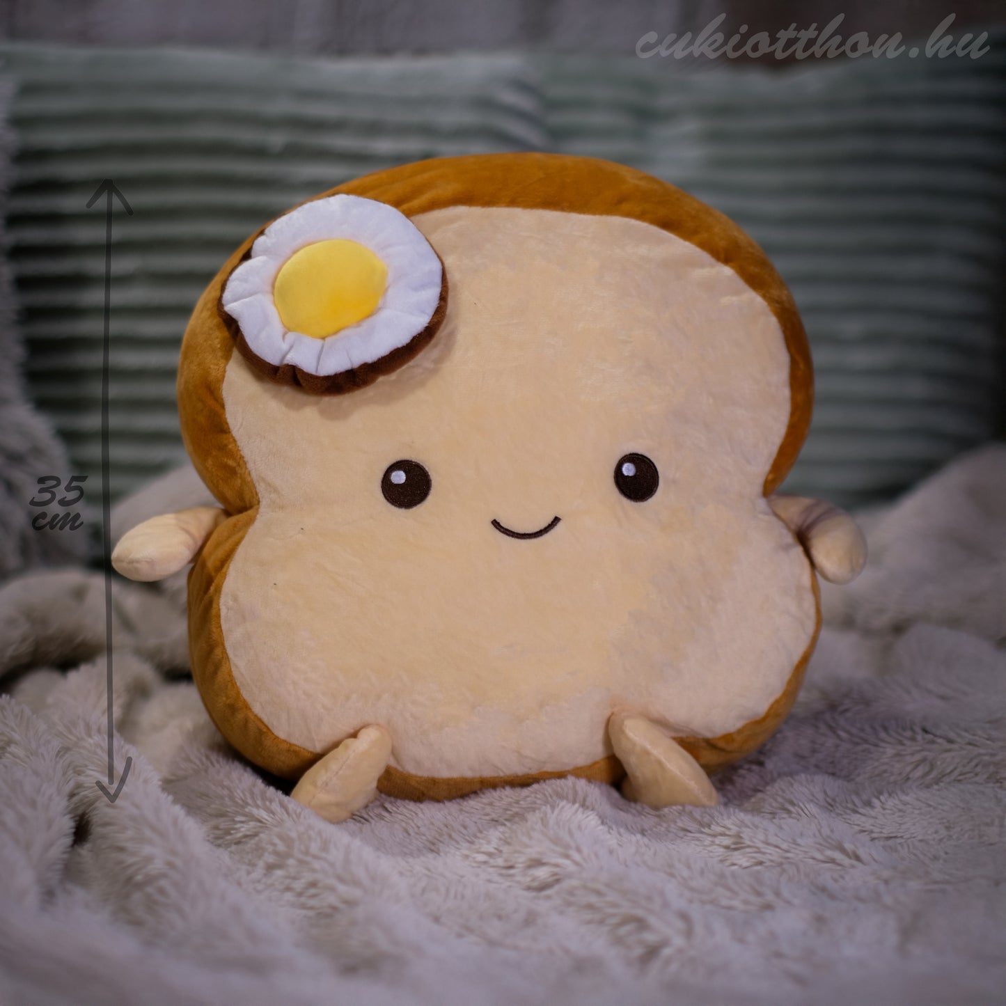 Toasti – Roztomilý plyšový toast - 35 cm