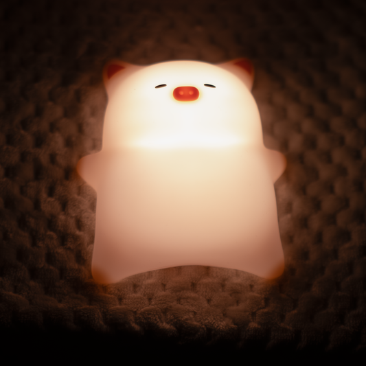 Pufi a Malac - Nočná LED lampa🐷