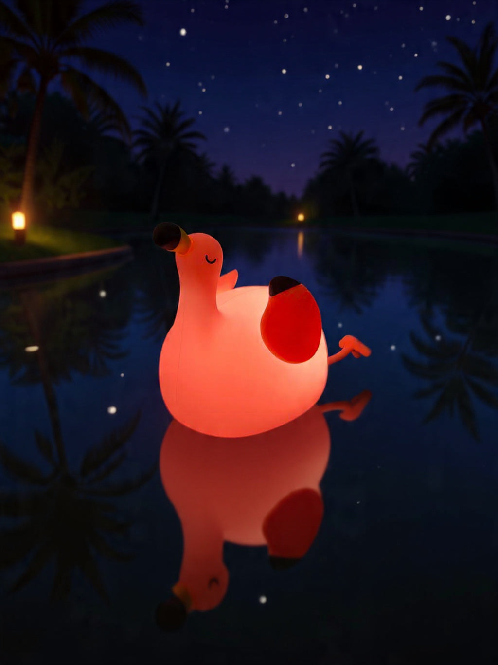 🎁 Fumi a plameniak - Nočná LED lampa🦩 (100% off)