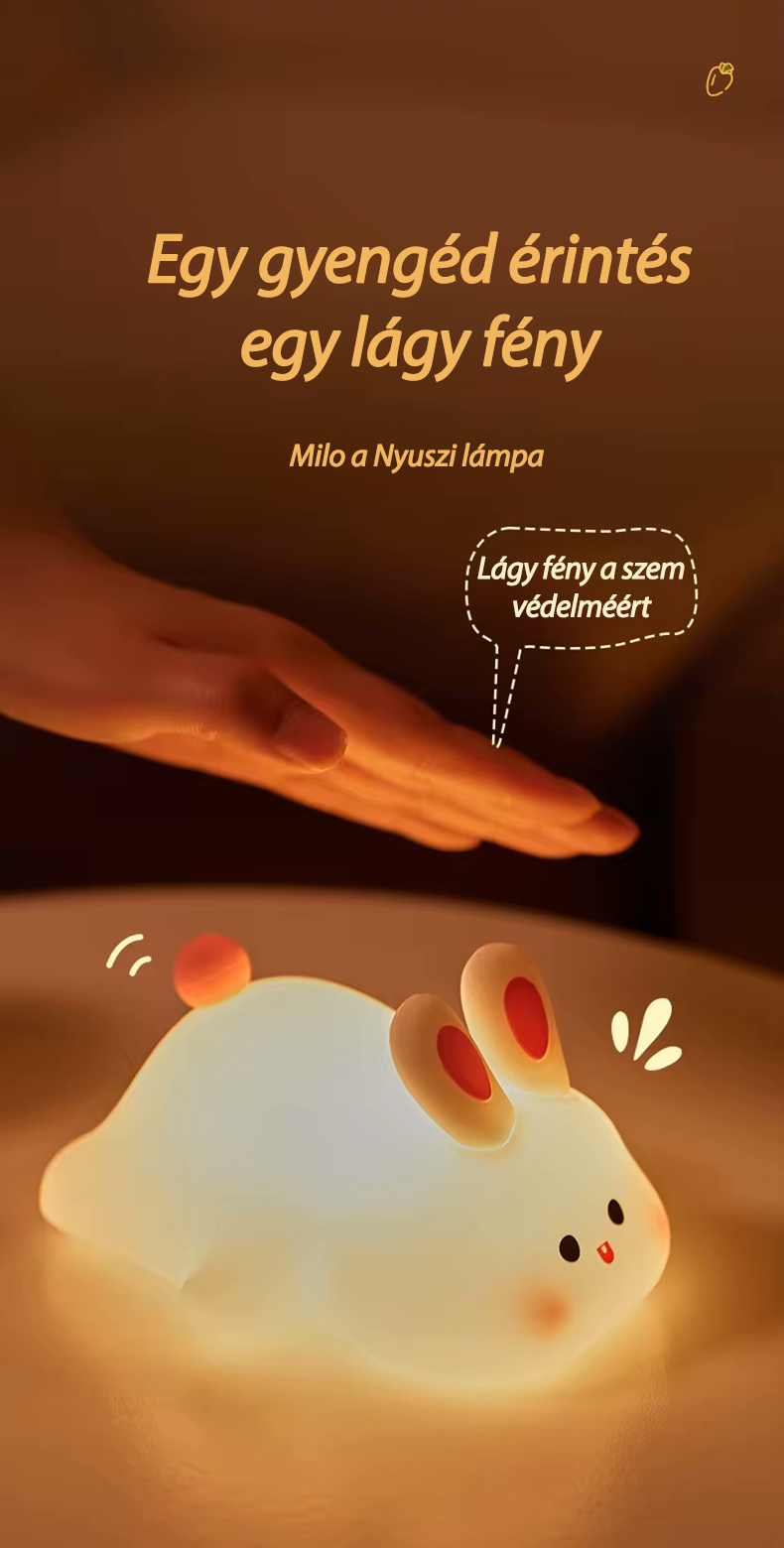 Milo Zajko - Nočná LED lampa🐰