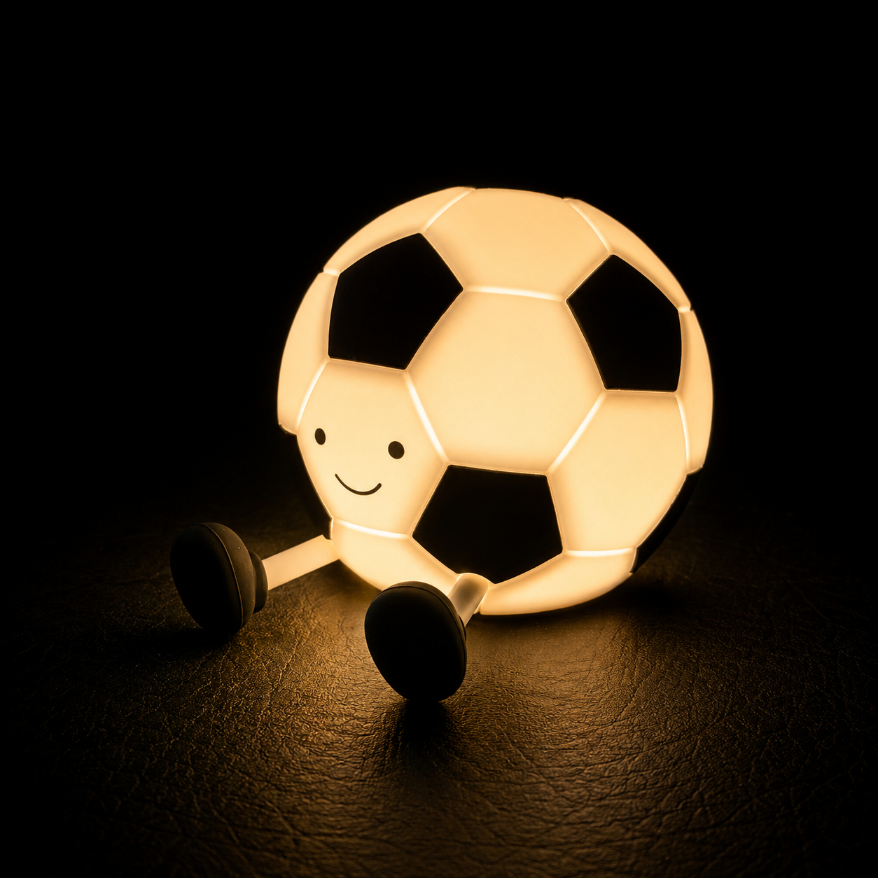 Goalie a futbalová lopta - Nočná LED lampa ⚽