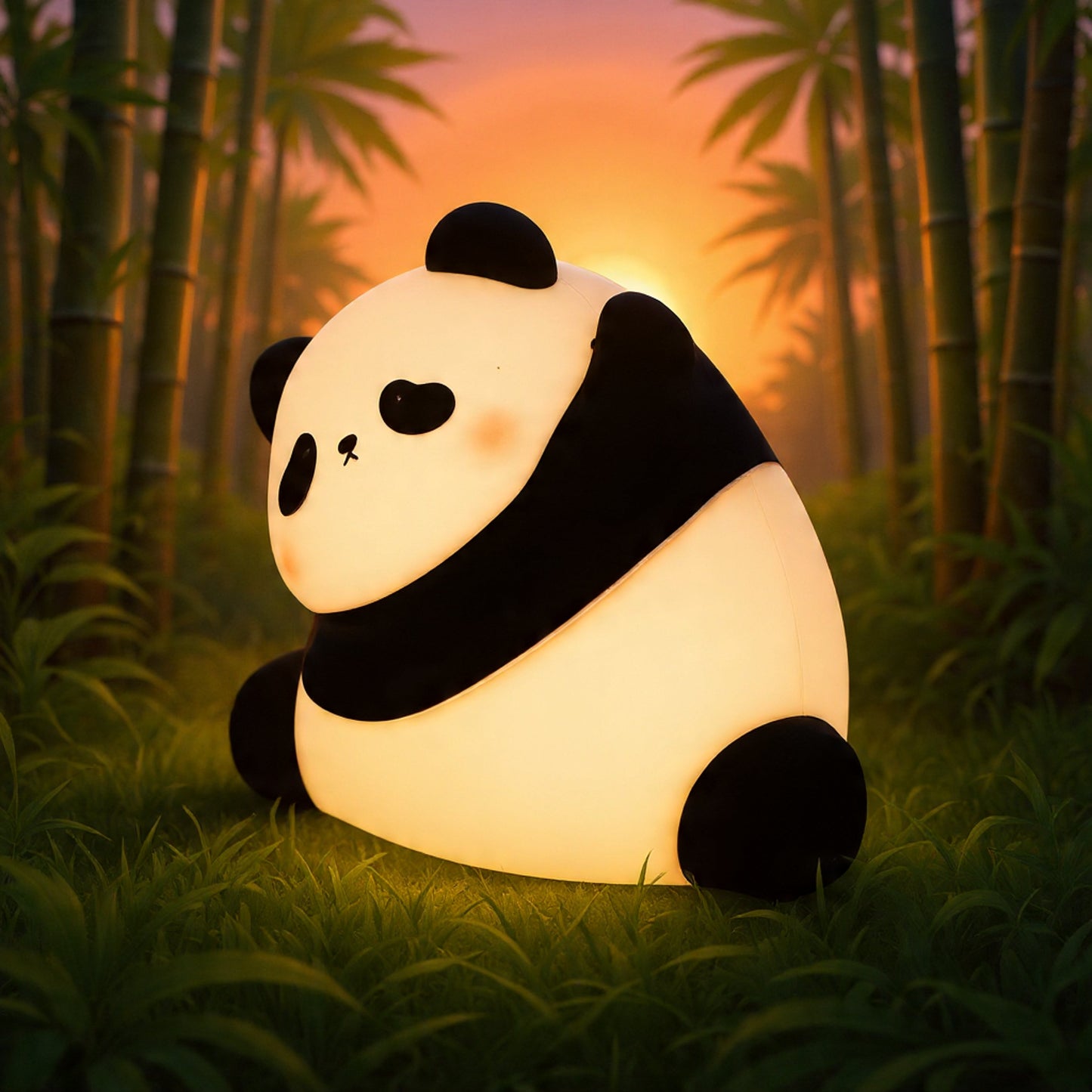 🎁 Fufu a Panda - Nočná LED lampa🐼 (100% zľava)