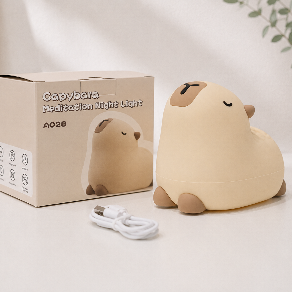 Kapi a Capybara - Nočná LED lampa
