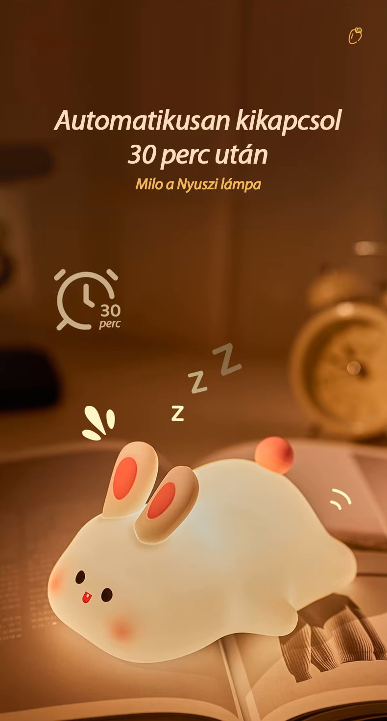 Milo Zajko - Nočná LED lampa🐰