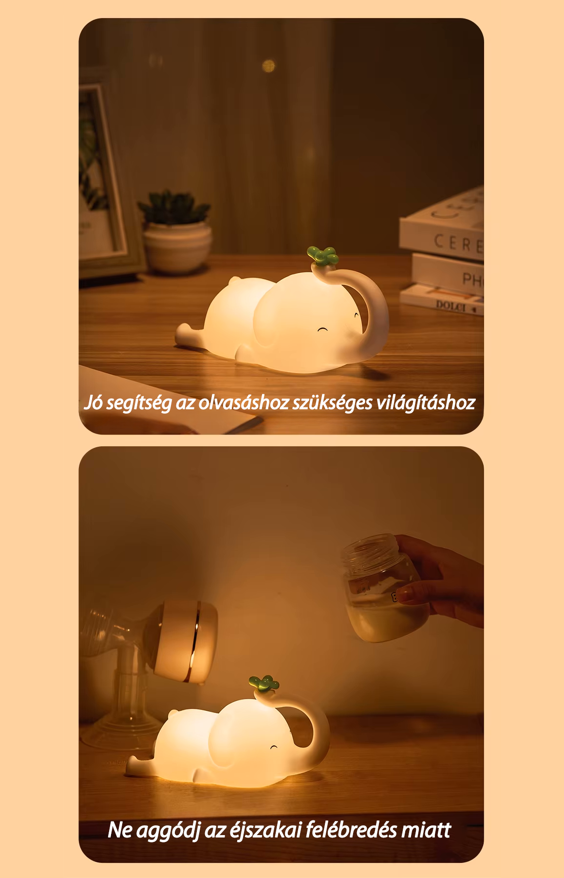 Trombi slon - Nočná LED lampa🐘