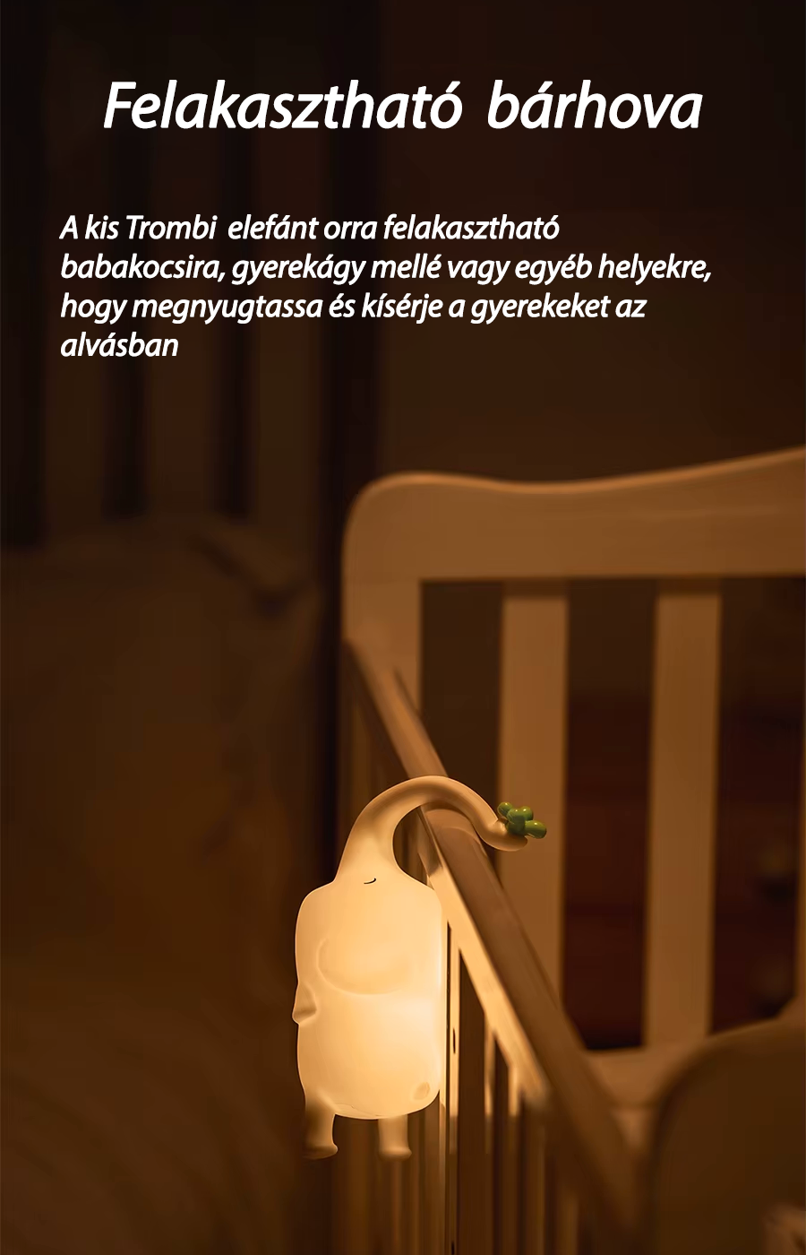 Trombi slon - Nočná LED lampa🐘