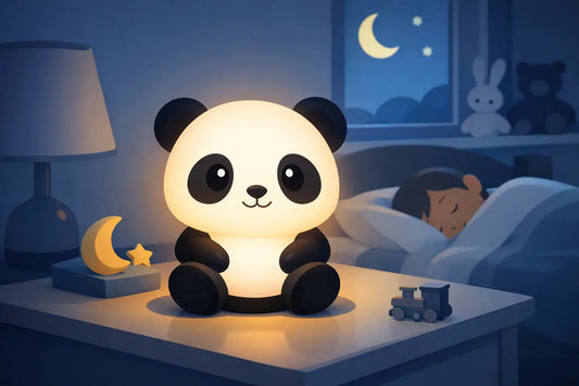 Panda nočná lampička pre deti: dobrá voľba?