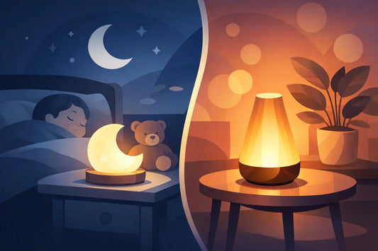 Nočné svetlo alebo náladová lampa – ktoré je lepšie?