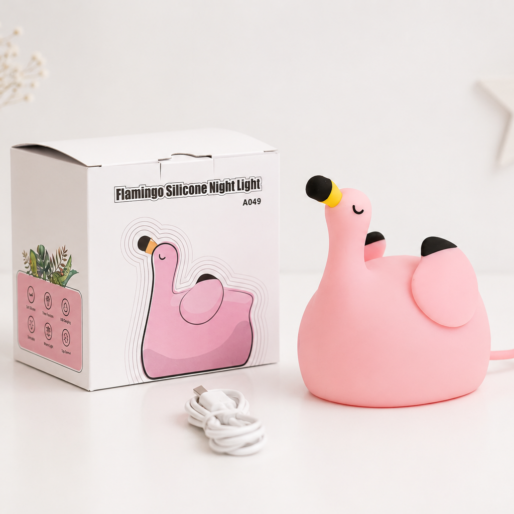 Fumi a plameniak - Nočná LED lampa🦩