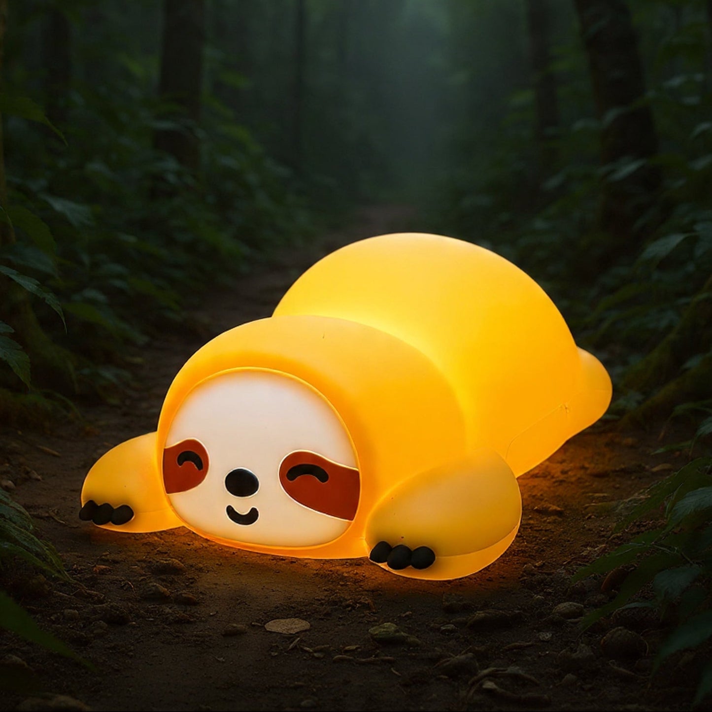 🎁 Lenny a leňochod - Nočná LED lampa 🦥 (100% zľava)