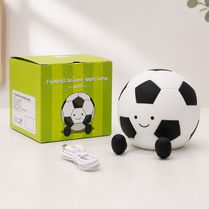 Goalie a futbalová lopta - Nočná LED lampa ⚽