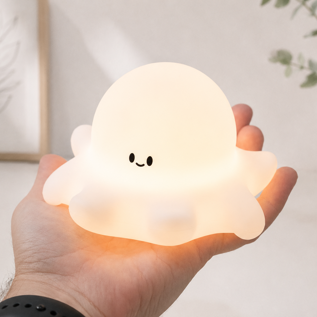 Pudi a Polip - Nočná LED lampa🐙